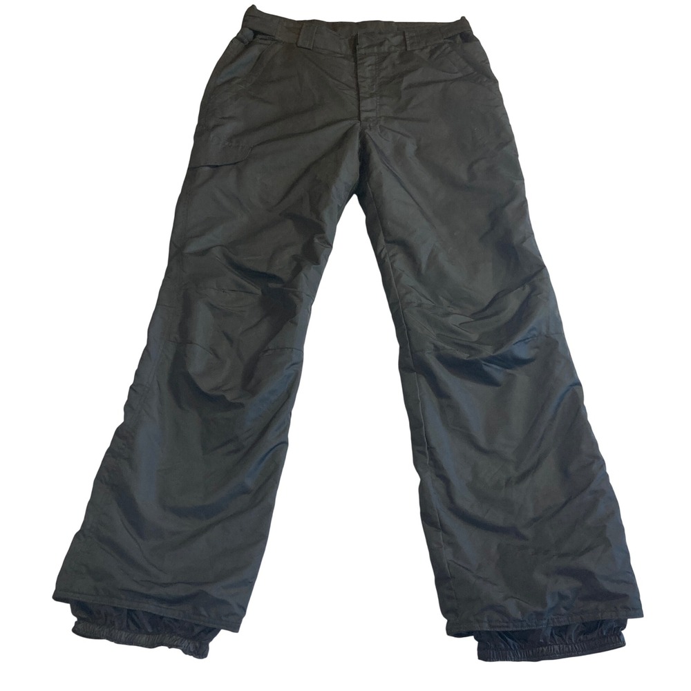 Vertical Limit Insulated Adjustable Snow Pants Men XL Black Ski Snowboard Winter - Picture 1 of 13